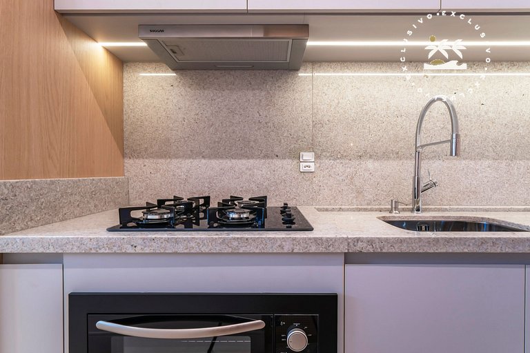 Terrazzo 408A - Apto 2 quartos em condomínio de luxo à 300 m