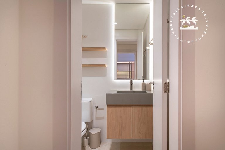 Terrazzo 408A - Apto 2 quartos em condomínio de luxo à 300 m