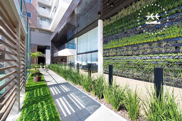 Terrazzo 408A - Apto 2 quartos em condomínio de luxo à 300 m