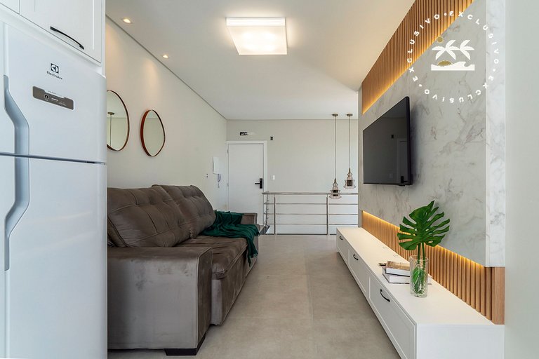 Del Mare 203 - Cobertura duplex com 2 suítes na praia de Mar