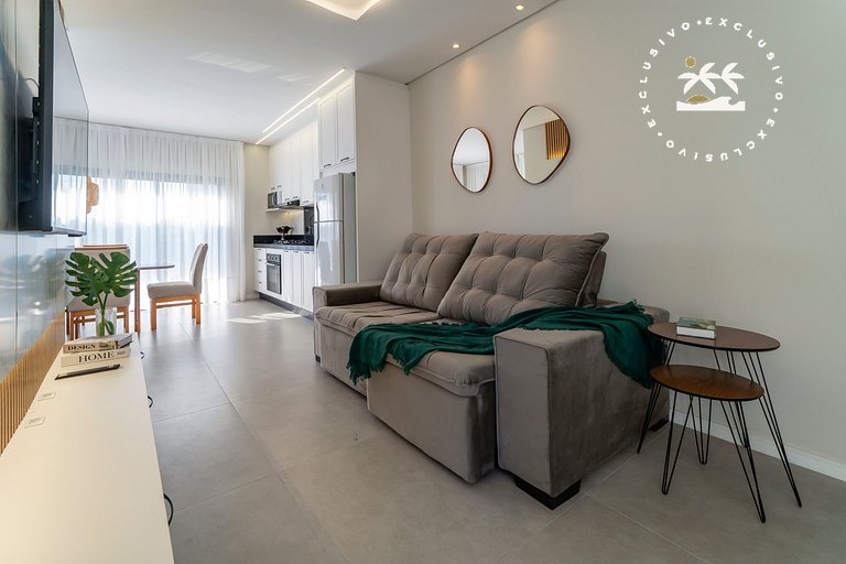Del Mare 203 - Cobertura duplex com 2 suítes na praia de Mar