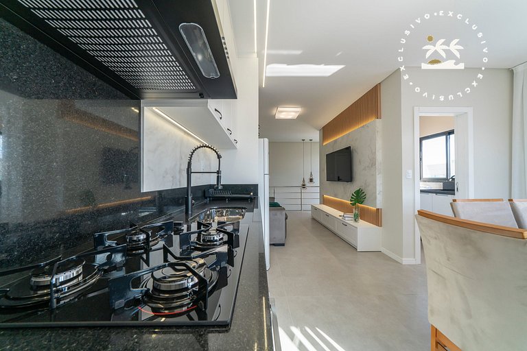 Del Mare 203 - Cobertura duplex com 2 suítes na praia de Mar