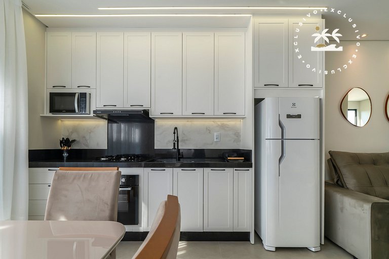 Del Mare 203 - Cobertura duplex com 2 suítes na praia de Mar