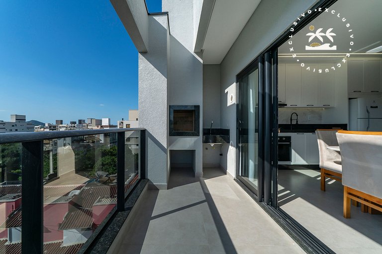 Del Mare 203 - Cobertura duplex com 2 suítes na praia de Mar