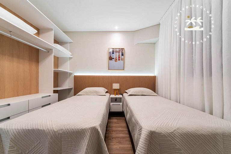 Del Mare 203 - Cobertura duplex com 2 suítes na praia de Mar