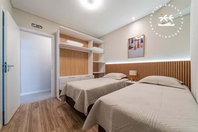 Del Mare 203 - Cobertura duplex com 2 suítes na praia de Mar