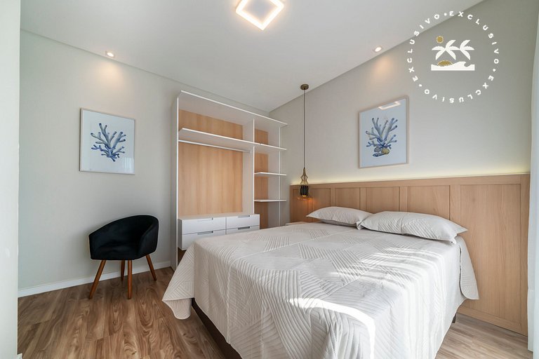 Del Mare 203 - Cobertura duplex com 2 suítes na praia de Mar