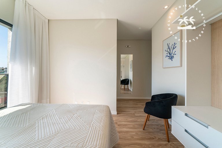 Del Mare 203 - Cobertura duplex com 2 suítes na praia de Mar