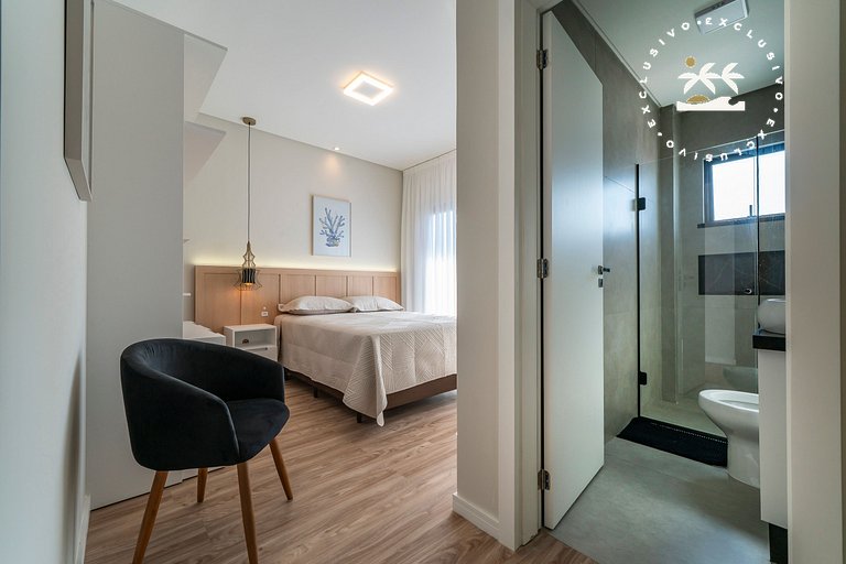 Del Mare 203 - Cobertura duplex com 2 suítes na praia de Mar