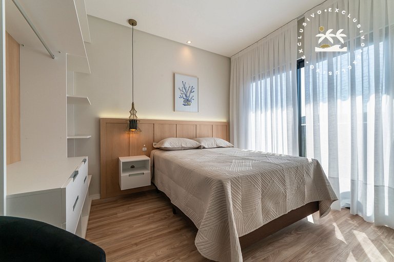 Del Mare 203 - Cobertura duplex com 2 suítes na praia de Mar