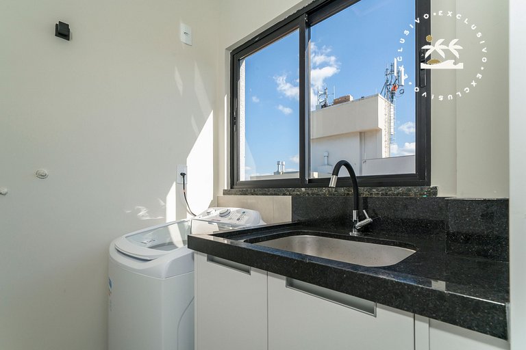 Del Mare 203 - Cobertura duplex com 2 suítes na praia de Mar