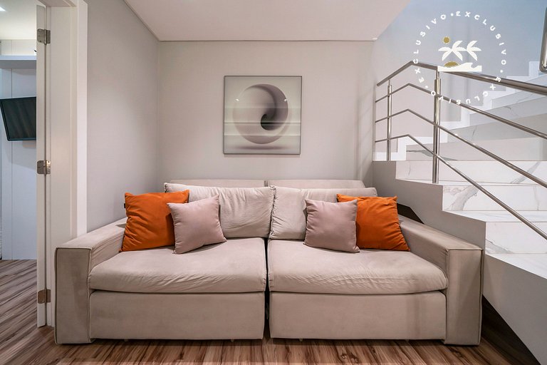 Splendour 201 - Cobertura duplex finamente mobiliada com 2 s