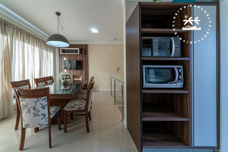 Excelente cobertura duplex com jacuzzi particular, localizad