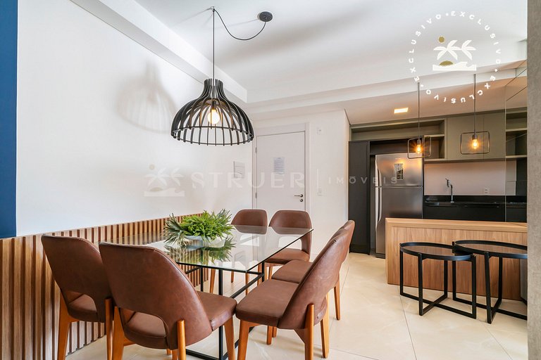 Terrazo 407A - Apto 2 quartos em condomínio de luxo à 300 me