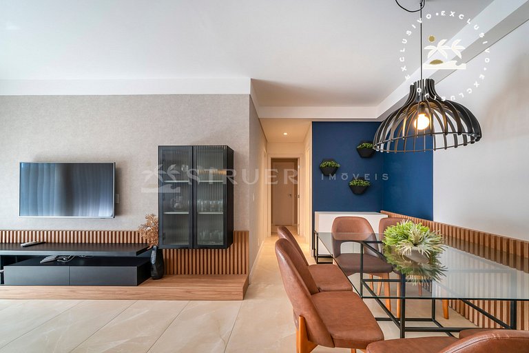 Terrazo 407A - Apto 2 quartos em condomínio de luxo à 300 me