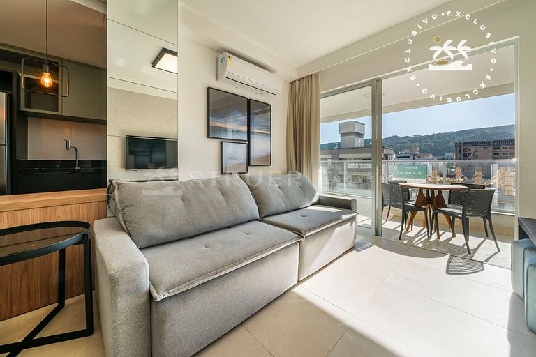 Terrazo 407A - Apto 2 quartos em condomínio de luxo à 300 me