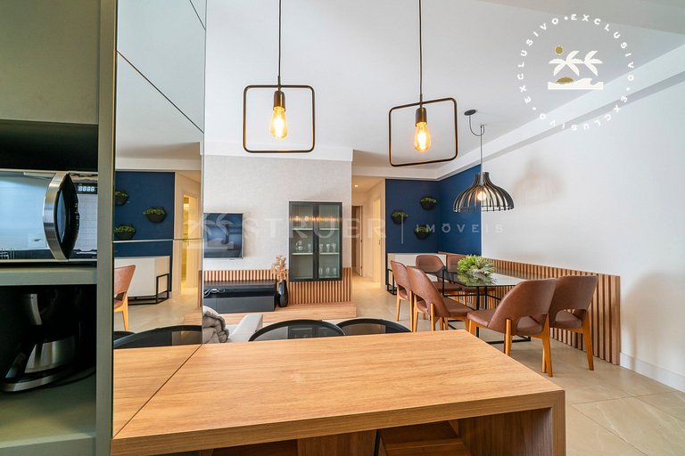 Terrazo 407A - Apto 2 quartos em condomínio de luxo à 300 me