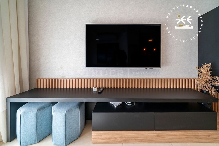 Terrazo 407A - Apto 2 quartos em condomínio de luxo à 300 me