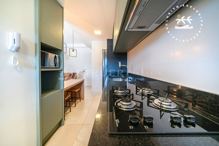 Terrazo 407A - Apto 2 quartos em condomínio de luxo à 300 me