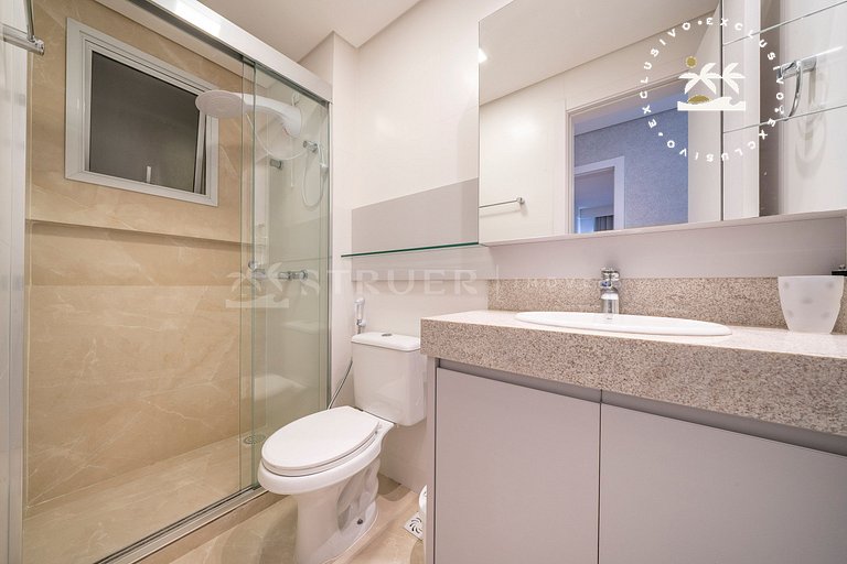 Terrazo 407A - Apto 2 quartos em condomínio de luxo à 300 me