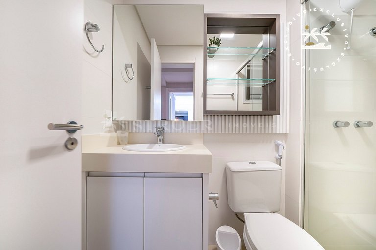 Terrazo 407A - Apto 2 quartos em condomínio de luxo à 300 me