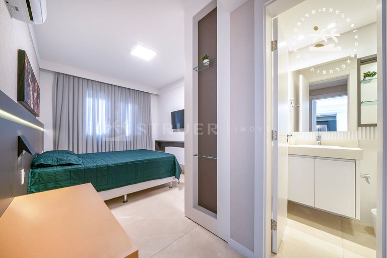 Terrazo 407A - Apto 2 quartos em condomínio de luxo à 300 me