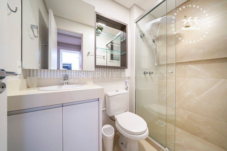 Terrazo 407A - Apto 2 quartos em condomínio de luxo à 300 me