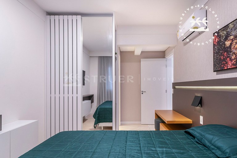 Terrazo 407A - Apto 2 quartos em condomínio de luxo à 300 me