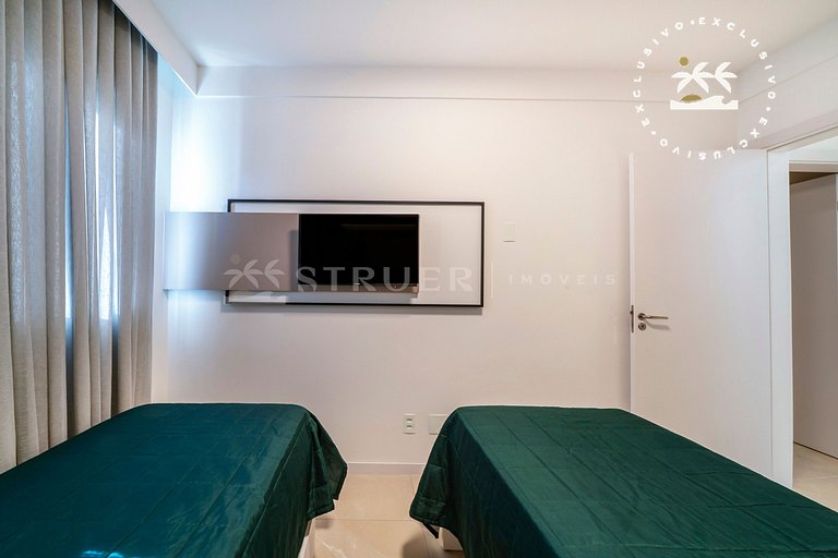 Terrazo 407A - Apto 2 quartos em condomínio de luxo à 300 me