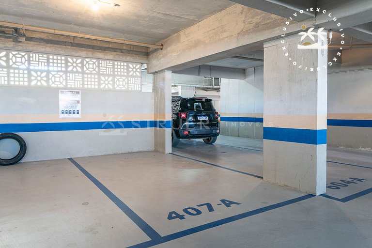 Terrazo 407A - Apto 2 quartos em condomínio de luxo à 300 me
