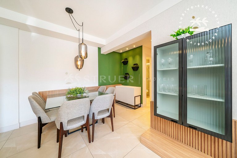 Terrazo 407B - Apto 2 quartos em condomínio de luxo à 300 me