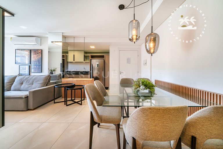 Terrazo 407B - Apto 2 quartos em condomínio de luxo à 300 me