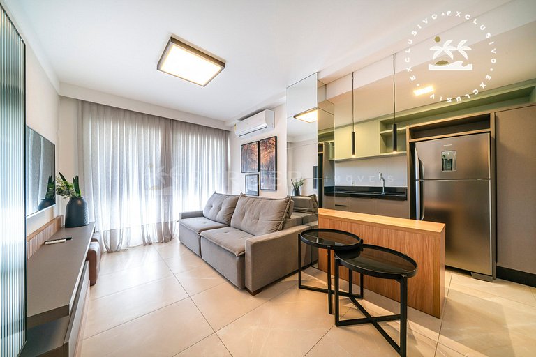 Terrazo 407B - Apto 2 quartos em condomínio de luxo à 300 me