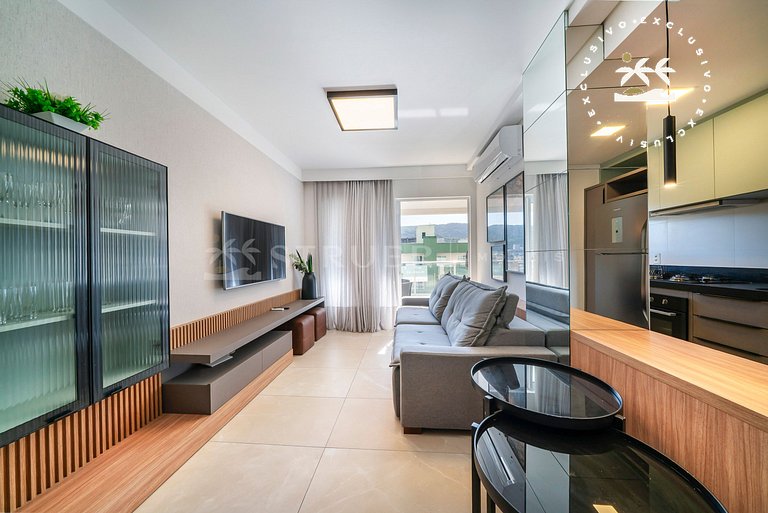 Terrazo 407B - Apto 2 quartos em condomínio de luxo à 300 me