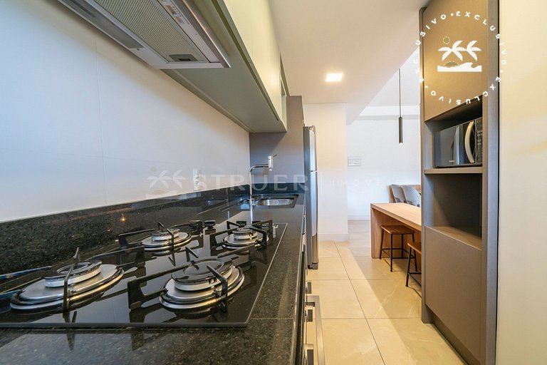Terrazo 407B - Apto 2 quartos em condomínio de luxo à 300 me