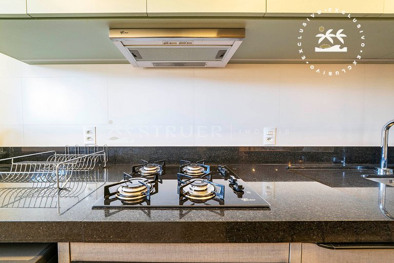 Terrazo 407B - Apto 2 quartos em condomínio de luxo à 300 me