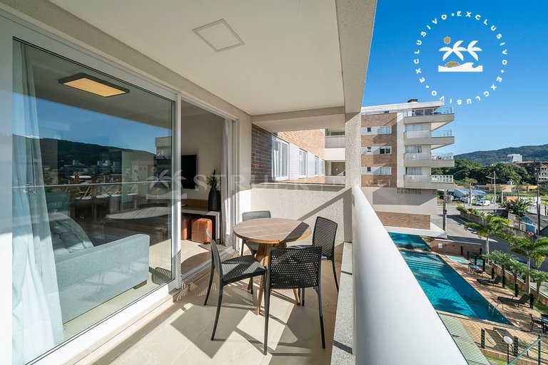 Terrazo 407B - Apto 2 quartos em condomínio de luxo à 300 me