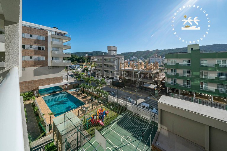 Terrazo 407B - Apto 2 quartos em condomínio de luxo à 300 me