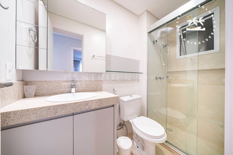 Terrazo 407B - Apto 2 quartos em condomínio de luxo à 300 me