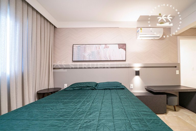 Terrazo 407B - Apto 2 quartos em condomínio de luxo à 300 me
