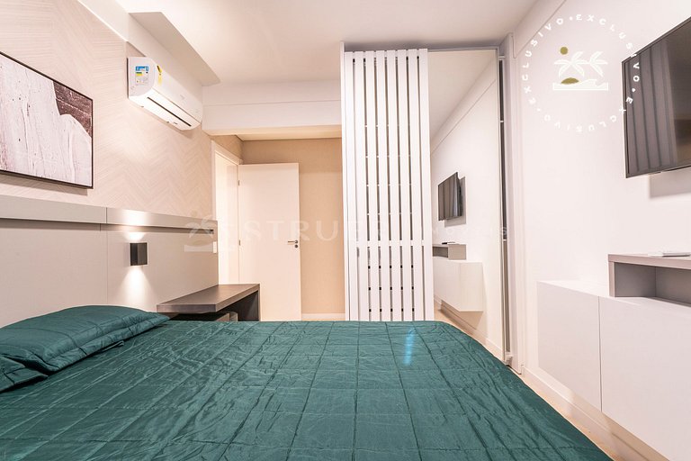 Terrazo 407B - Apto 2 quartos em condomínio de luxo à 300 me