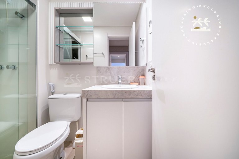 Terrazo 407B - Apto 2 quartos em condomínio de luxo à 300 me