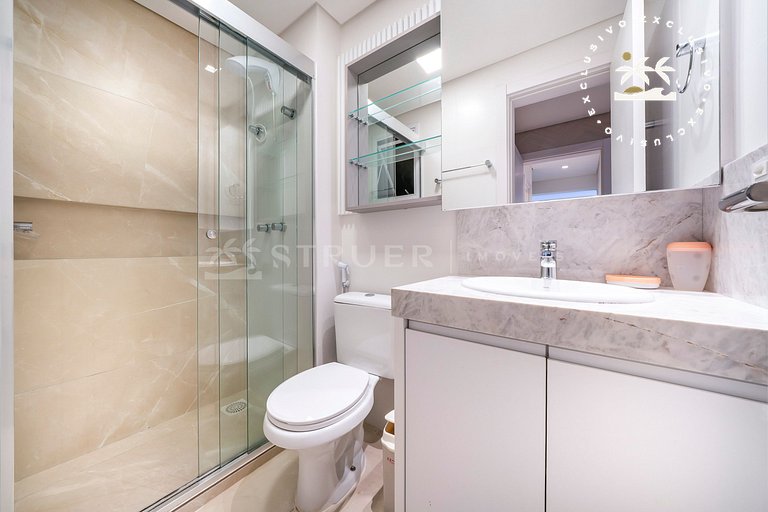 Terrazo 407B - Apto 2 quartos em condomínio de luxo à 300 me