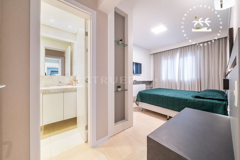 Terrazo 407B - Apto 2 quartos em condomínio de luxo à 300 me