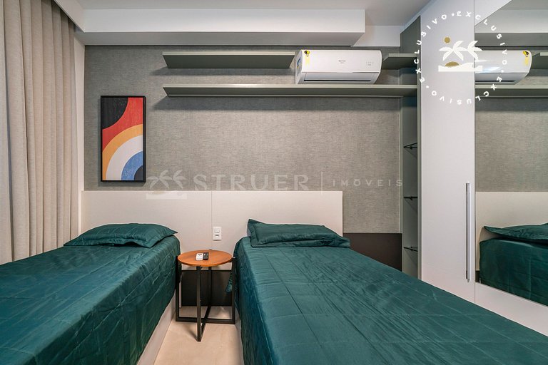 Terrazo 407B - Apto 2 quartos em condomínio de luxo à 300 me