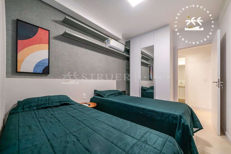 Terrazo 407B - Apto 2 quartos em condomínio de luxo à 300 me