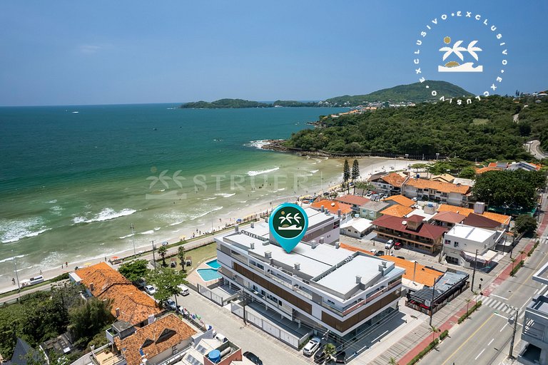 Solar do Atlântico 214 - Apto duplex 2 suítes à beira mar da