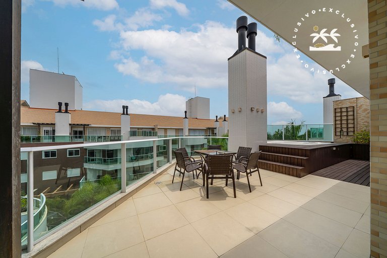 Boulevard 308B - Cobertura 3 quartos com jacuzzi privativa -