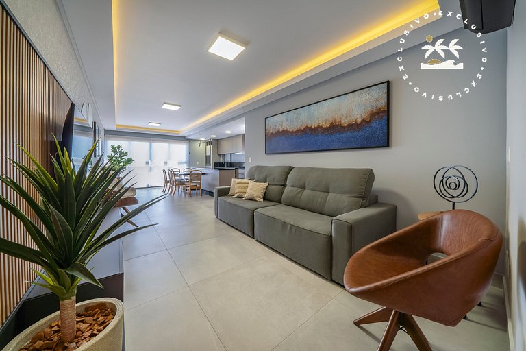 Positano 206 - Apto 02 suítes à 50 metros da Praia de 4 Ilha