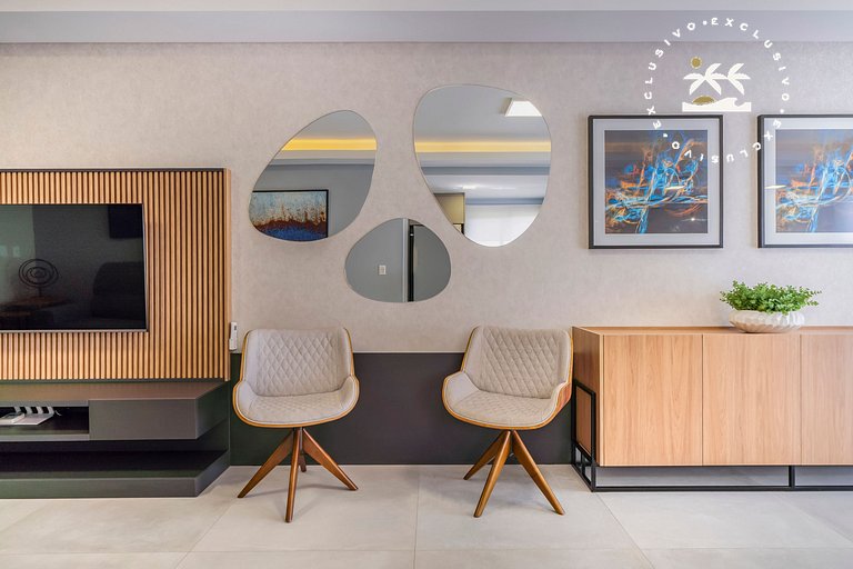 Positano 206 - Apto 02 suítes à 50 metros da Praia de 4 Ilha